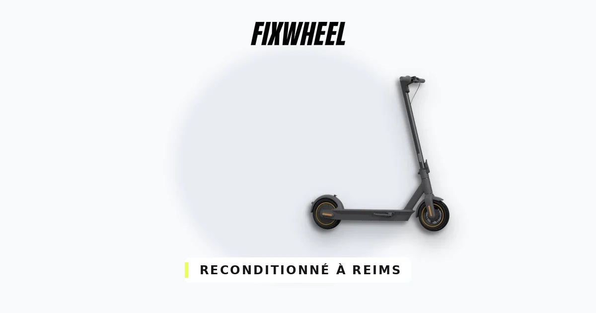 Trottinette électrique reconditionnée Ninebot Max G30 D II FixWheel pour rouler à Reims