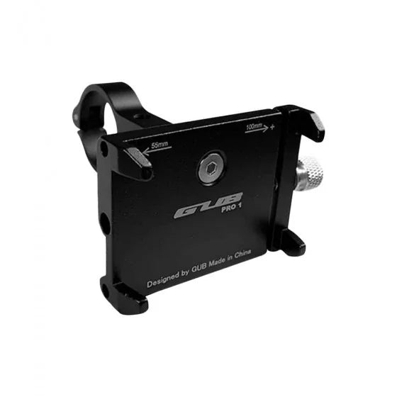 Support téléphone vélo GUB Pro 1 – Aluminium noir FixWheel