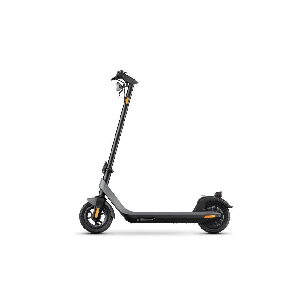 Image de la NIU KQI2 Pro Grise : Élégance urbaine. Scooter électrique gris avec des caractéristiques avancées pour une mobilité moderne en ville.