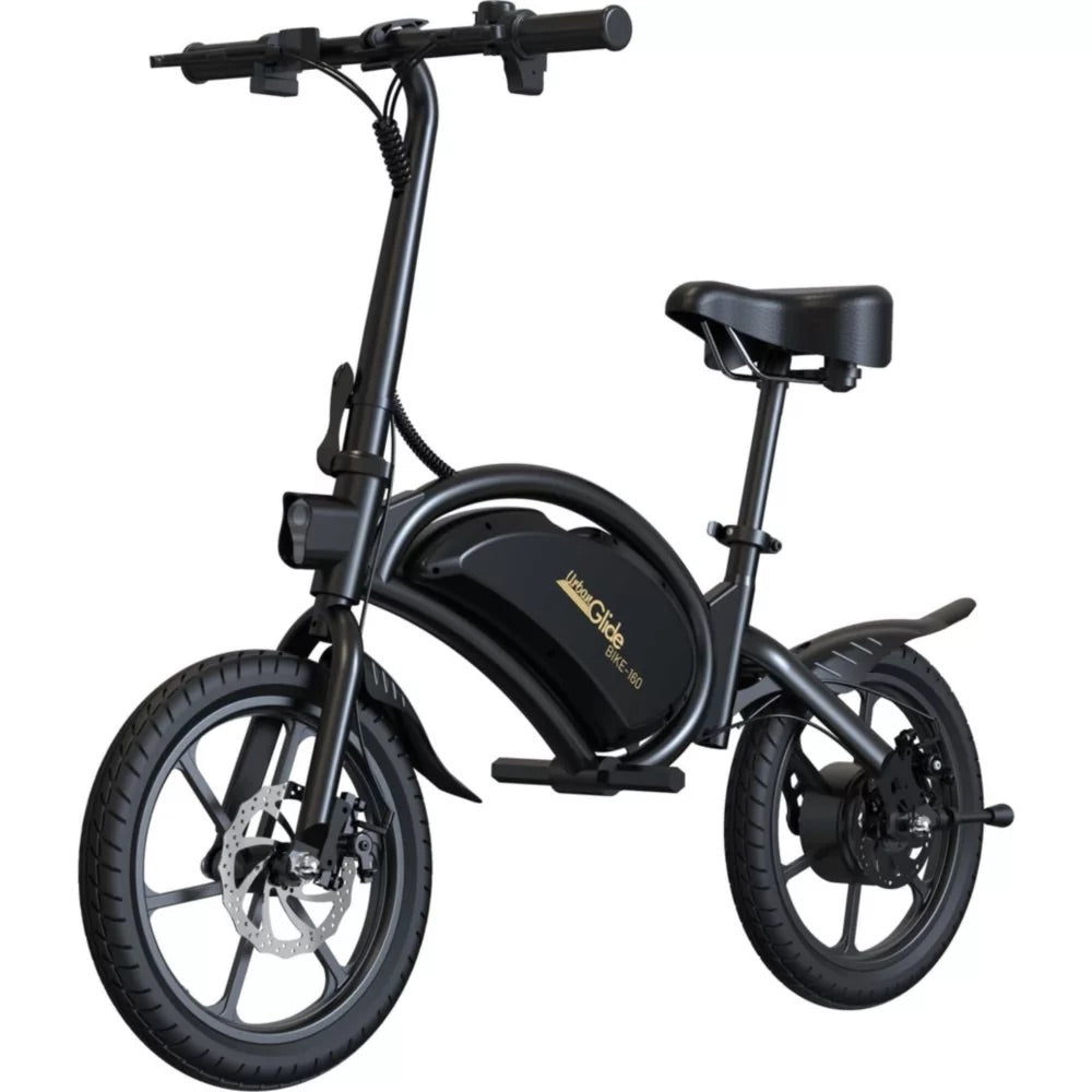 Image de la URBANGLIDE Bike 160 : Polyvalence électrique. Scooter électrique performant pour une conduite quotidienne efficace et confortable.