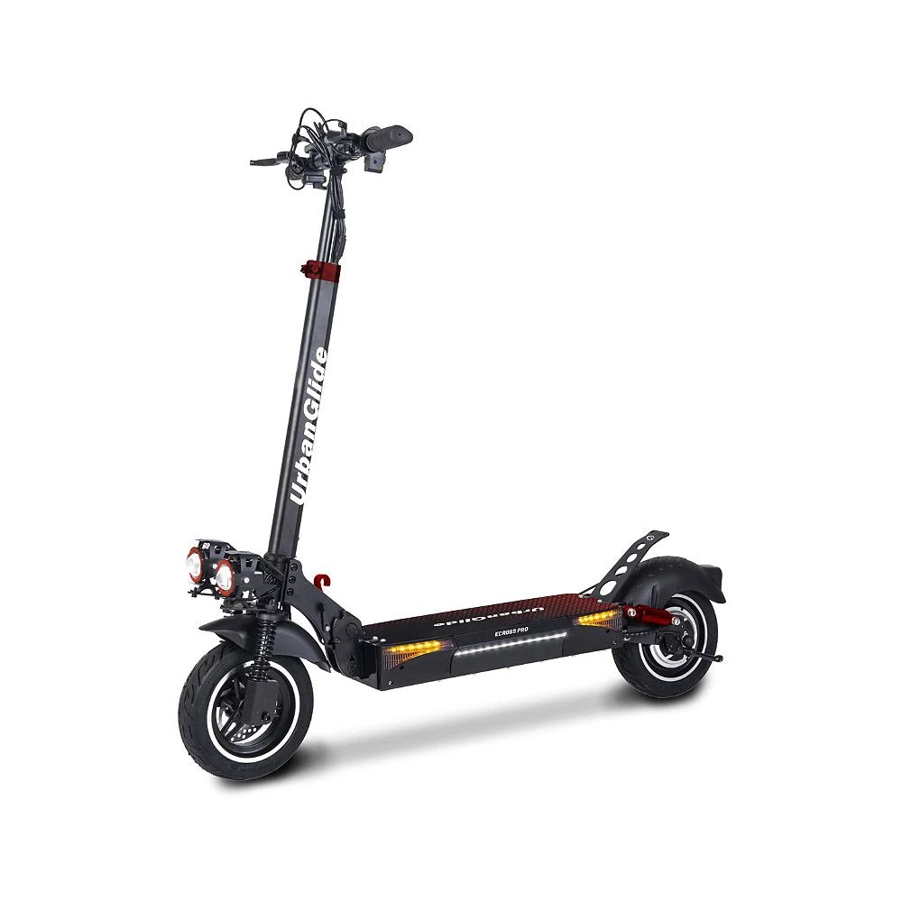Image de la URBANGLIDE eCross Pro : Tout-terrain électrique. Scooter électrique conçu pour une conduite hors route, avec des performances exceptionnelles.